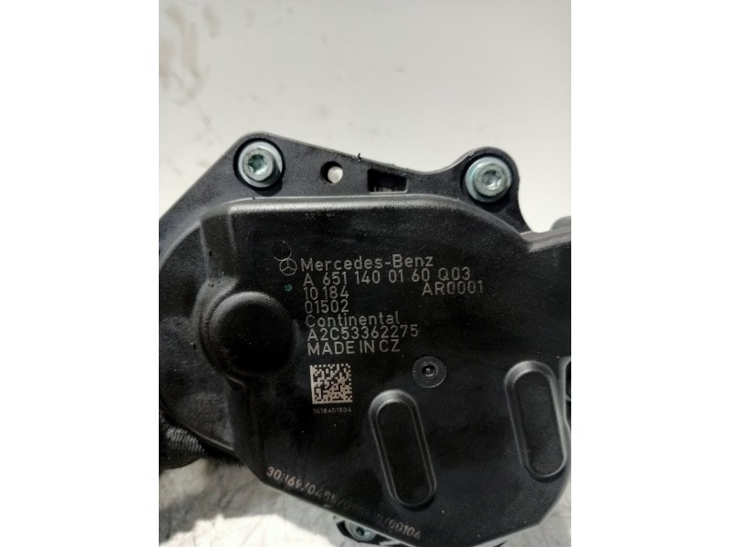 Recambio de valvula egr para mercedes clase c (w204) berlina c 200 cdi blueefficiency (204.001) referencia OEM IAM A6511400160Q0