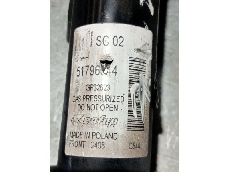 Recambio de amortiguador delantero izquierdo para fiat grande punto (199) 1.4 16v active referencia OEM IAM 51796544 GP32623 