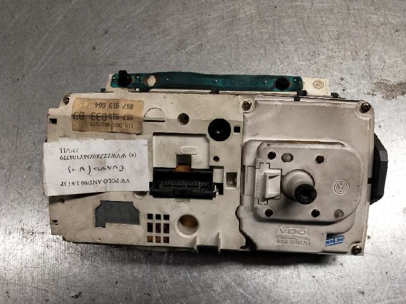 Recambio de cuadro instrumentos para volkswagen polo (801/803) 1.05 referencia OEM IAM 867919033BJ 867919064 