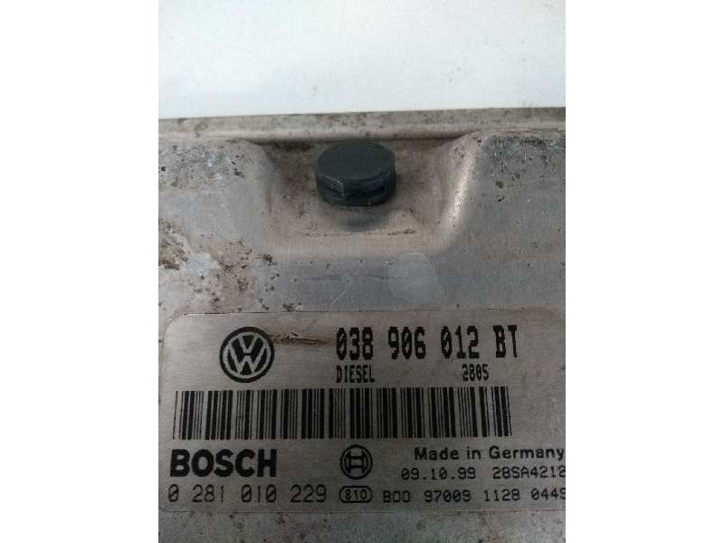 Recambio de centralita motor uce para seat toledo (1m2) 1.9 tdi referencia OEM IAM 0281010229 038906012BT 