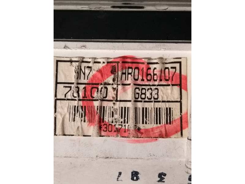 Recambio de cuadro instrumentos para honda accord berlina (cc/ce) 2.2 vtec (ce9) referencia OEM IAM HR0166107 78100G833 SN7