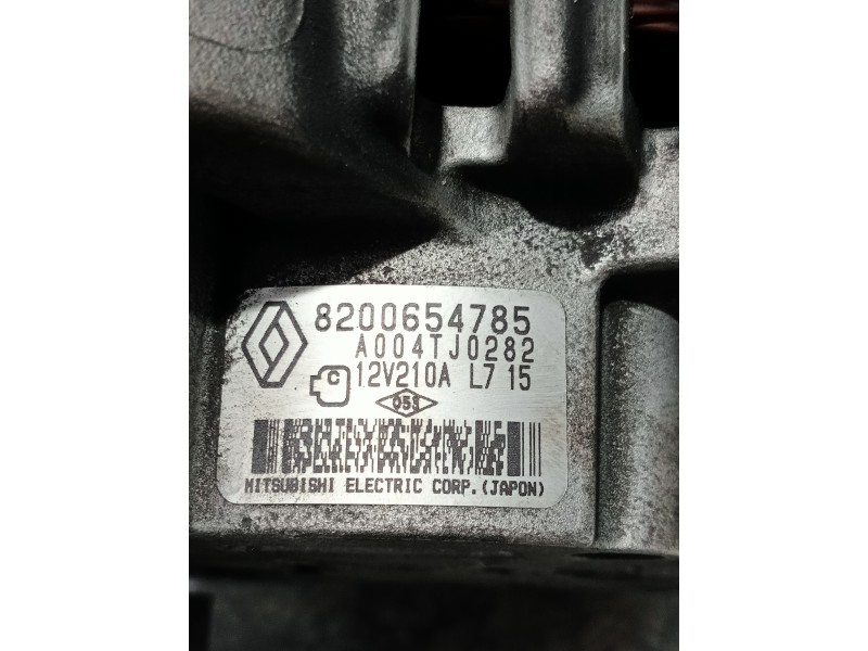 Recambio de alternador para renault laguna iii 2.0 dci diesel fap referencia OEM IAM 8200654785 A004TJ0282 