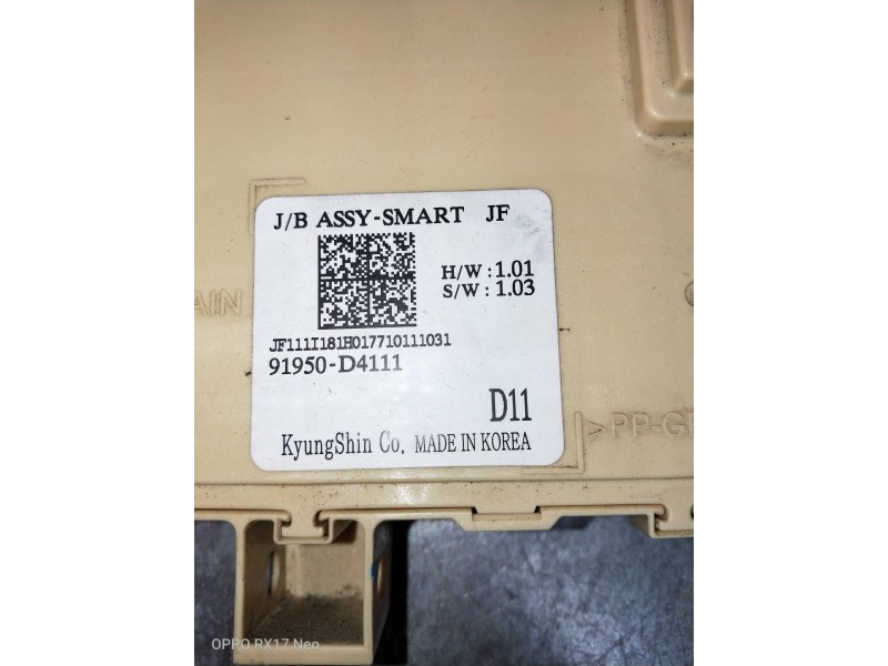 Recambio de caja reles / fusibles para kia optima vision referencia OEM IAM 91950D4111  