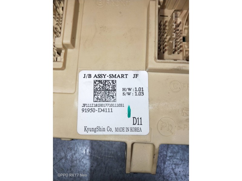 Recambio de caja reles / fusibles para kia optima vision referencia OEM IAM 91950D4111  