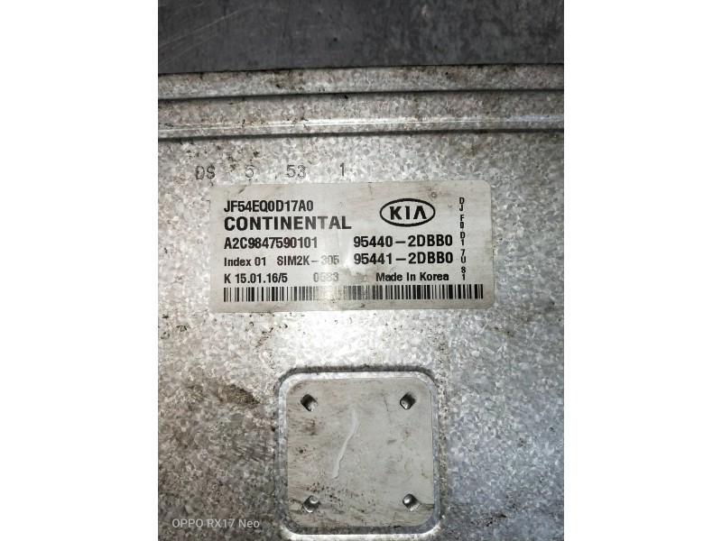 Recambio de centralita motor uce para kia optima vision referencia OEM IAM 954402DBB0 A2C9847590101 JF54EQ0D17A0
