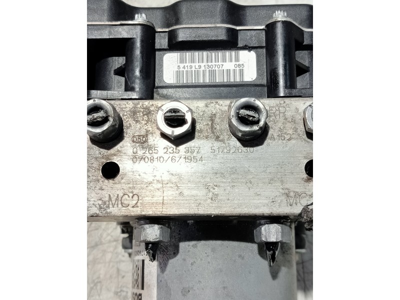 Recambio de abs para alfa romeo gt (125) 1.9 jtd 16v m-jet impression (10.2006) referencia OEM IAM 0265950711 0265235357 5179263