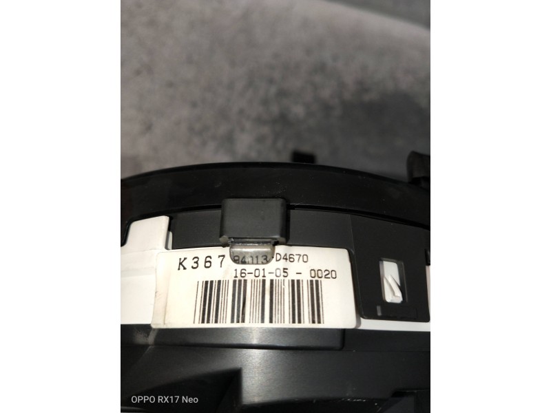 Recambio de cuadro instrumentos para kia optima vision referencia OEM IAM 94013D4670  