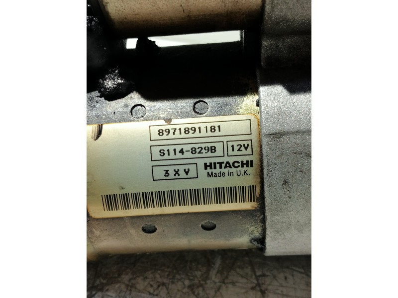 Recambio de motor arranque para opel corsa c referencia OEM IAM 8971891181 S114829B 