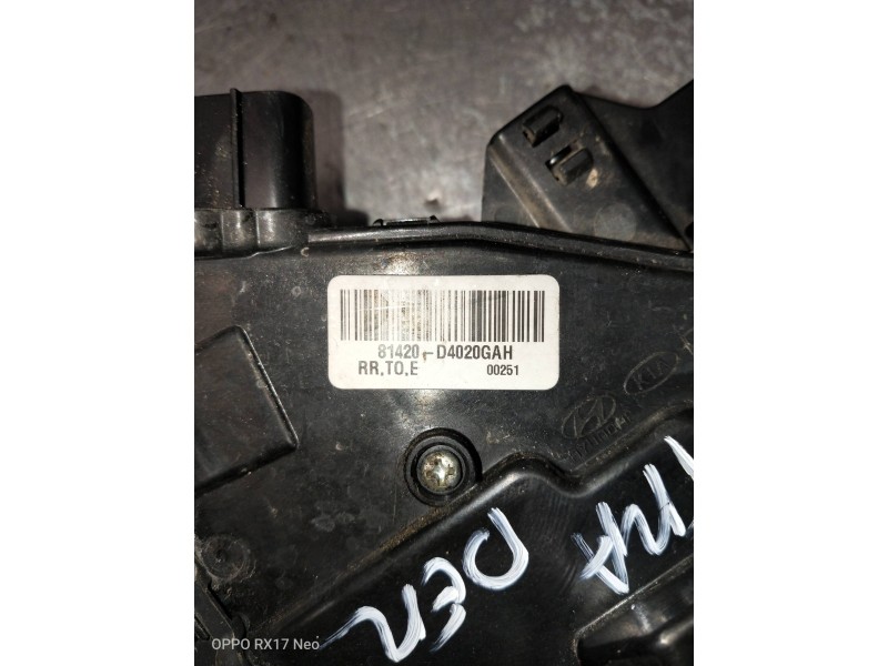 Recambio de motor cierre centralizado trasero derecho para kia optima vision referencia OEM IAM 81420D420GAH  4P