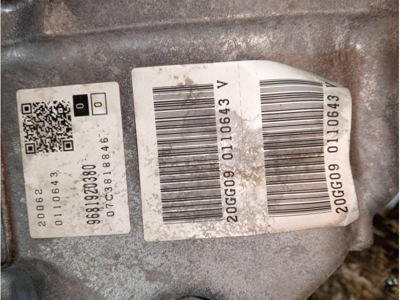 Recambio de caja cambios para peugeot 407 coupe básico referencia OEM IAM 20GG09 TF80SC AM6 07C380110643 AUTOMATICO