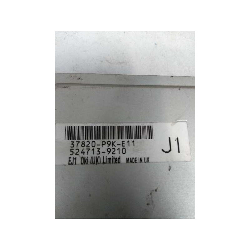 Recambio de centralita motor uce para honda civic aerodeck (mb/mc) 1.8 vti (mc2) referencia OEM IAM 37820P9KE11 J1 