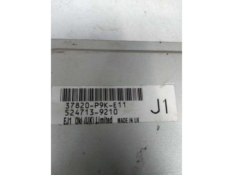 Recambio de centralita motor uce para honda civic aerodeck (mb/mc) 1.8 vti (mc2) referencia OEM IAM 37820P9KE11 J1 