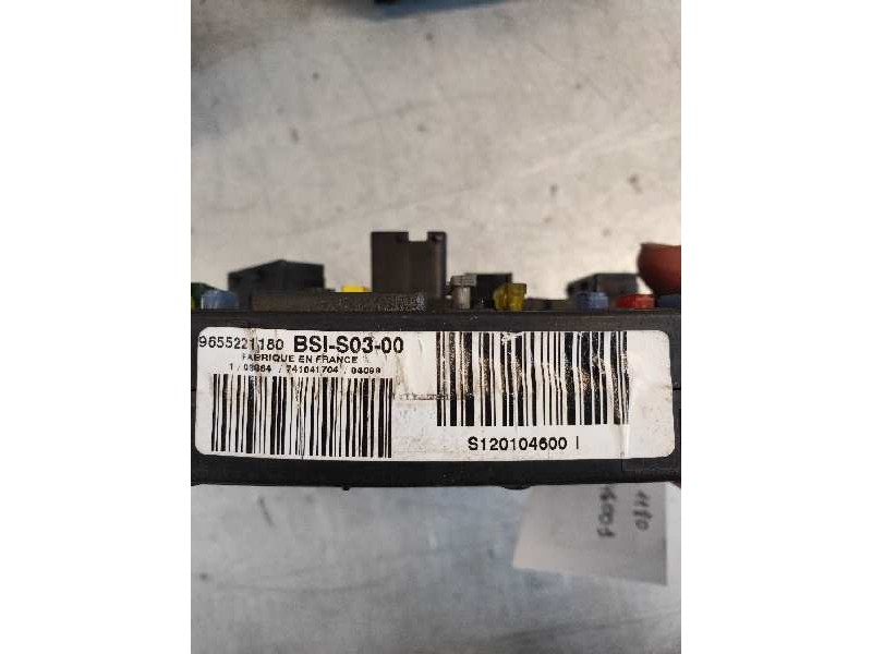 Recambio de caja reles / fusibles para peugeot 407 st confort referencia OEM IAM 9655221180 S03 S1201046000