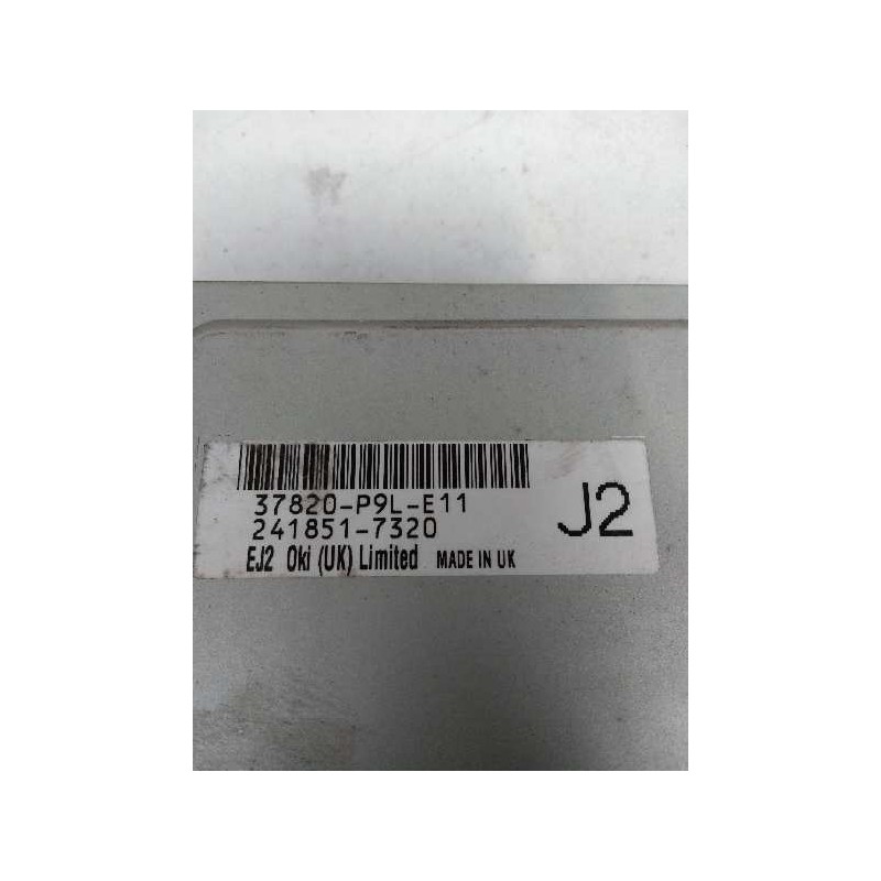 Recambio de centralita motor uce para honda civic berlina .5 (ma/mb) 1.5 referencia OEM IAM 37820P9LE11 J2 