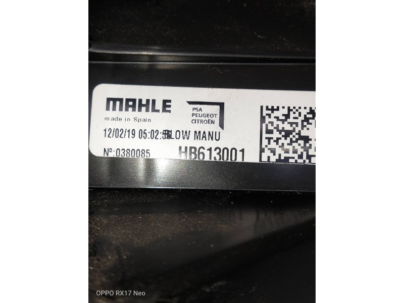 Recambio de motor calefaccion para citroen c3 aircross feel referencia OEM IAM 0380085 HB613001 