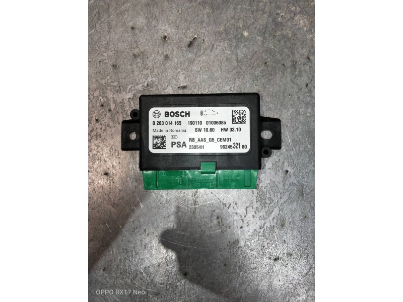 Recambio de modulo electronico para citroen c3 aircross feel referencia OEM IAM 0263014165 01006085 9824532180