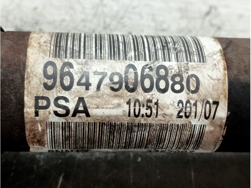 Recambio de transmision delantera izquierda para peugeot 407 coupe básico referencia OEM IAM 9647906880  