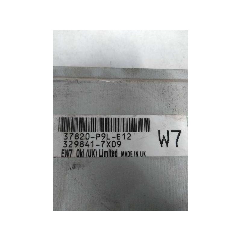 Recambio de centralita motor uce para honda civic berlina 3/4 (ej/ek) referencia OEM IAM 37820P9LE12 W7 