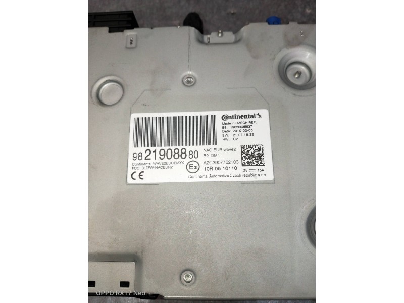 Recambio de sistema audio / radio cd para citroen c3 aircross feel referencia OEM IAM 9821908880 A2C3907762103 