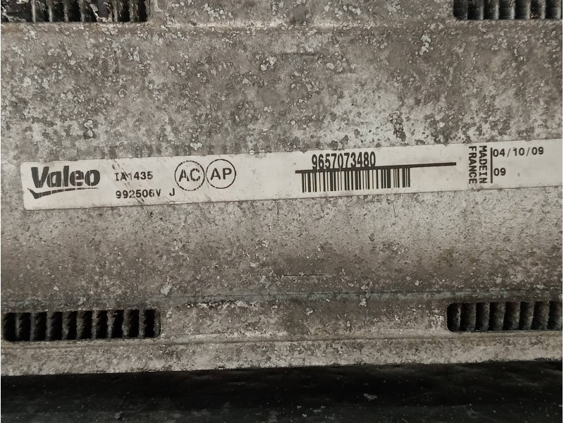 Recambio de intercooler para citroen c5 berlina referencia OEM IAM 9657073480  