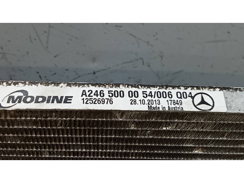 Recambio de condensador / radiador aire acondicionado para mercedes clase b (w246) b 180 cdi be (246.200) referencia OEM IAM A24