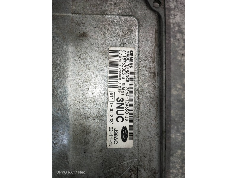 Recambio de centralita motor uce para ford fiesta (cbk) referencia OEM IAM 2S6A12A650ZD S118763003G 