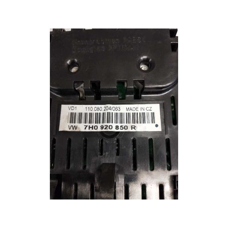 Recambio de cuadro instrumentos para volkswagen t5 transporter/furgoneta 1.9 tdi cat (axc) referencia OEM IAM 7H0920850R 1100802