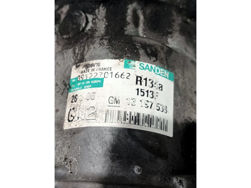 Recambio de compresor aire acondicionado para opel corsa c cosmo referencia OEM IAM 13197538  