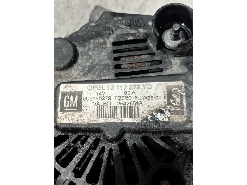 Recambio de alternador para opel corsa c cosmo referencia OEM IAM 13117279YQ G9S015 2542851A