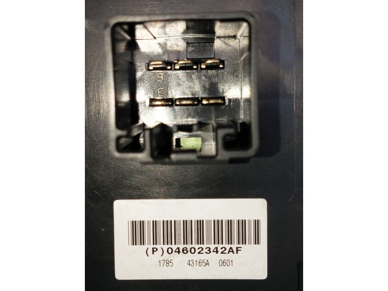 Recambio de mando elevalunas delantero izquierdo para jeep gr. cherokee (wh) referencia OEM IAM P04602342AF 178543165A0601 