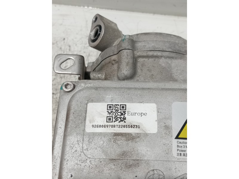 Recambio de compresor aire acondicionado para dacia spring referencia OEM IAM 926006978R BBGDAA06 