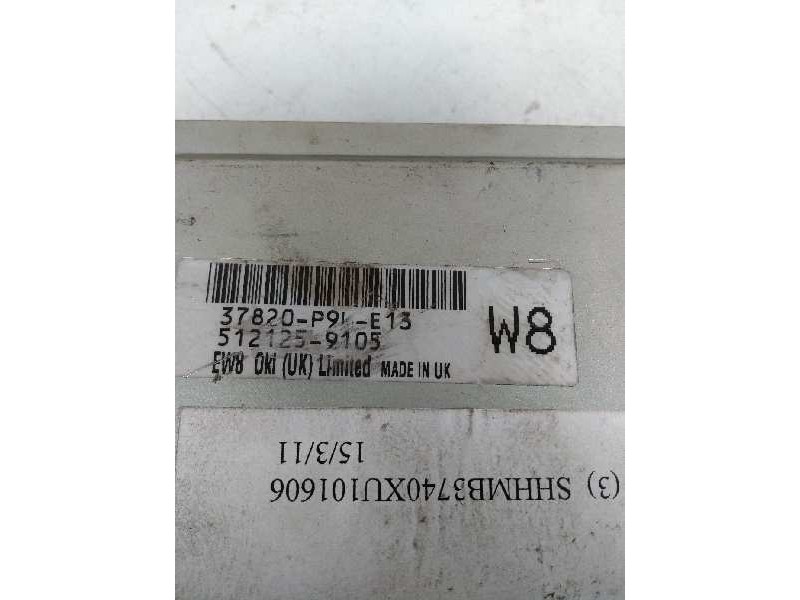 Recambio de centralita motor uce para honda civic berlina .5 (ma/mb) 1.5 referencia OEM IAM 37820P9LE13 W8 