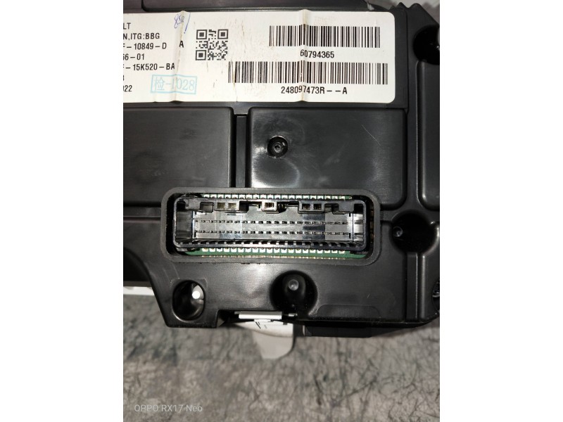 Recambio de cuadro instrumentos para dacia spring referencia OEM IAM 60794365 248097473R 