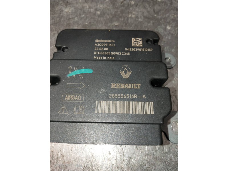Recambio de centralita airbag para dacia spring referencia OEM IAM 285556514R A3C09911601 