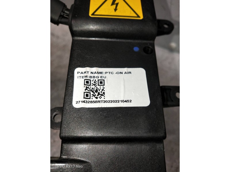 Recambio de resistencia calefaccion para dacia spring referencia OEM IAM 271432858R  