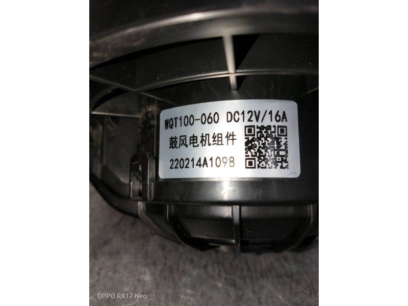 Recambio de motor calefaccion para dacia spring referencia OEM IAM 220214A1098  