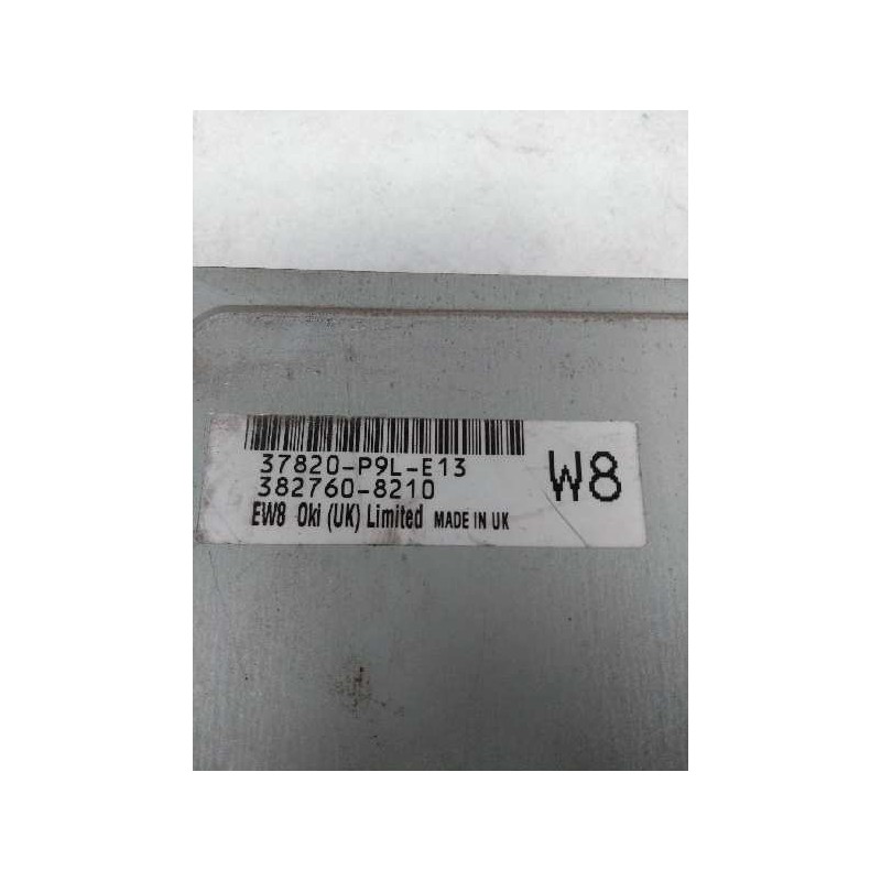 Recambio de centralita motor uce para honda civic berlina 3/4 (ej/ek) 1.5 referencia OEM IAM 37820P9LE13 W8 