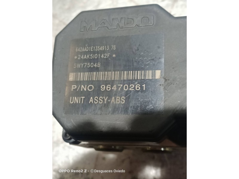 Recambio de abs para chevrolet kalos 1.2 s (d/a) referencia OEM IAM 96470261 96470254 