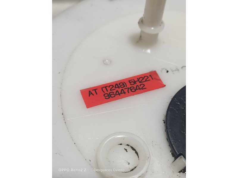 Recambio de bomba combustible para chevrolet kalos 1.2 s (d/a) referencia OEM IAM 96447642  