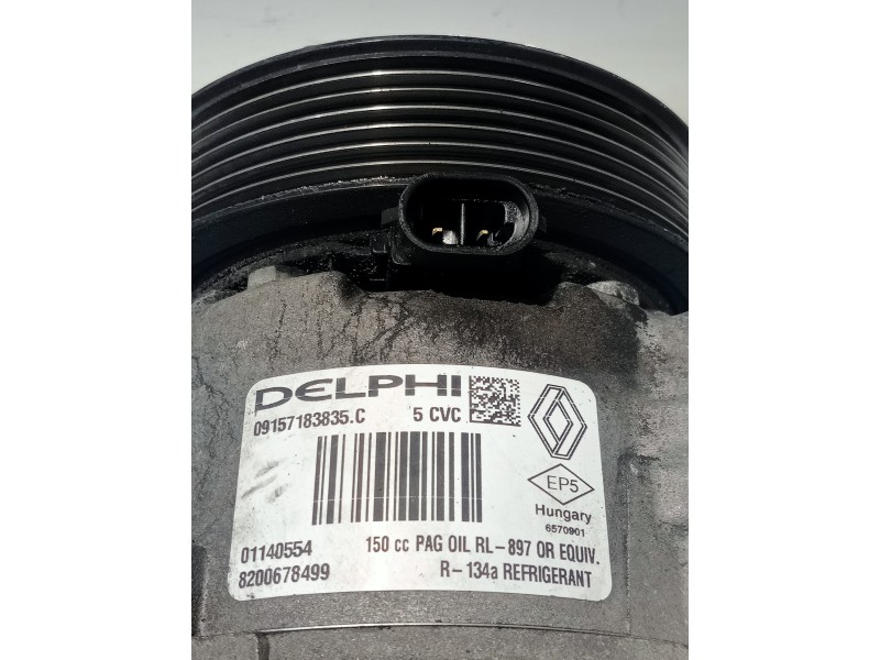 Recambio de compresor aire acondicionado para renault megane ii berlina 5p business referencia OEM IAM 8200678499 01140554 