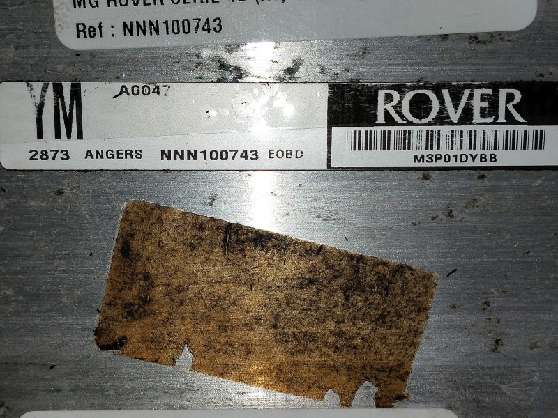 Recambio de centralita motor uce para mg rover serie 45 (rt) classic (4-ptas.) referencia OEM IAM NNN100743  