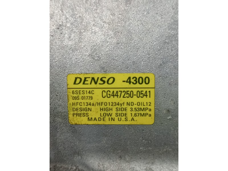 Recambio de compresor aire acondicionado para kia optima vision referencia OEM IAM CG4472500541 6SES14C 