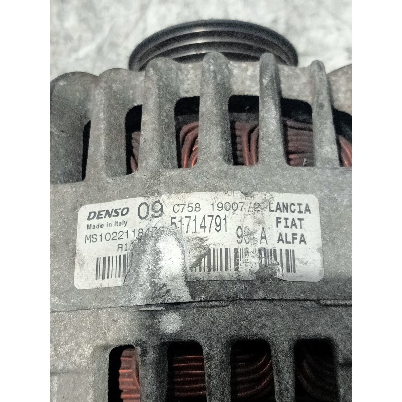 Recambio de alternador para fiat grande punto (199) 1.4 16v dynamic referencia OEM IAM 51714791 09C758 