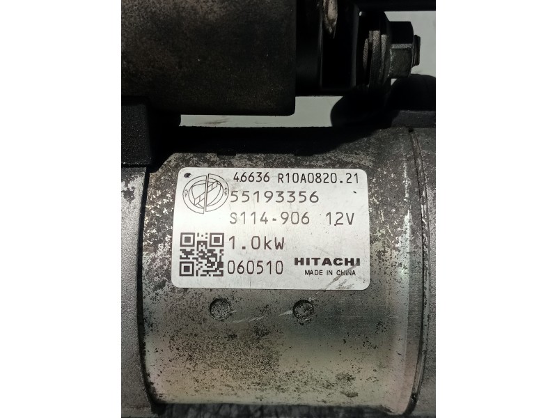 Recambio de motor arranque para fiat grande punto (199) 1.4 16v dynamic referencia OEM IAM 55193356 S114906 R10A082021