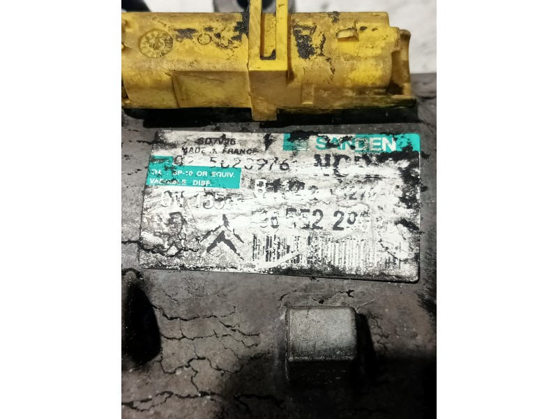 Recambio de compresor aire acondicionado para citroen c8 hdi 120 premier referencia OEM IAM 9655229080 SD7V16 