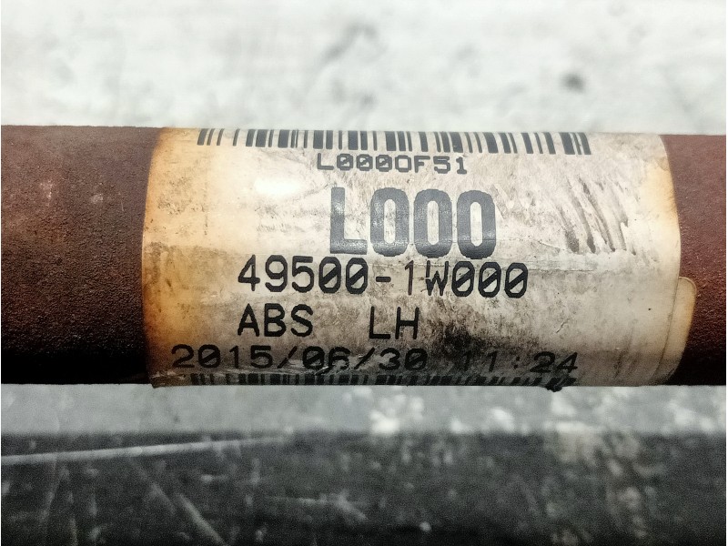 Recambio de transmision delantera izquierda para kia rio (yb) attract referencia OEM IAM 495001W000  