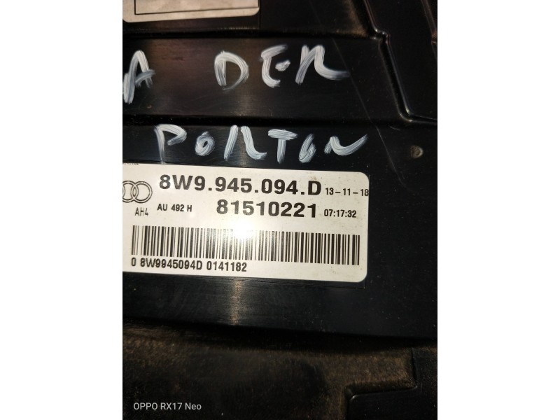 Recambio de piloto trasero derecho interior para audi a4 avant (8wd) referencia OEM IAM 8W9945094D 81510221 