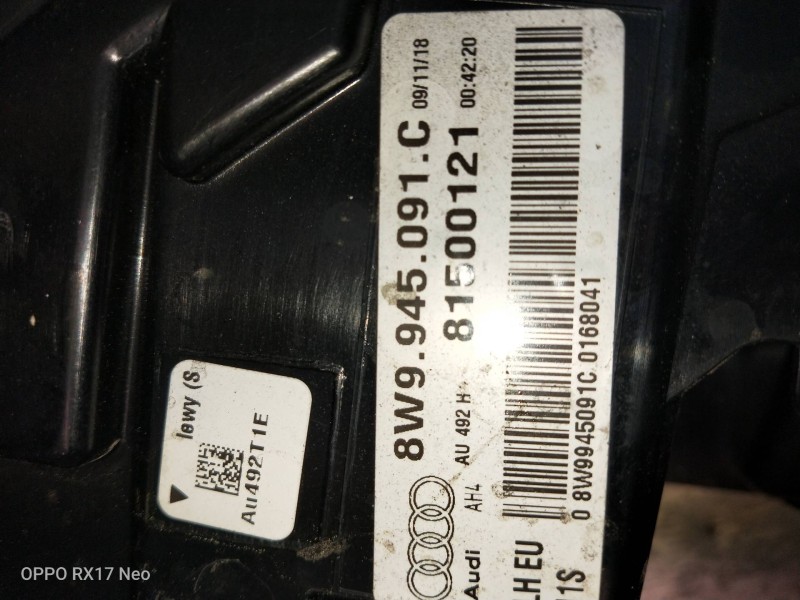 Recambio de piloto trasero izquierdo para audi a4 avant (8wd) referencia OEM IAM 8W9945091C 81500121 