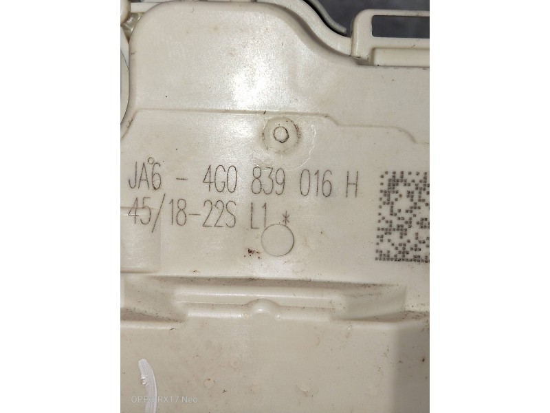 Recambio de motor cierre centralizado trasero derecho para audi a4 avant (8wd) referencia OEM IAM 4G0839016H  5P