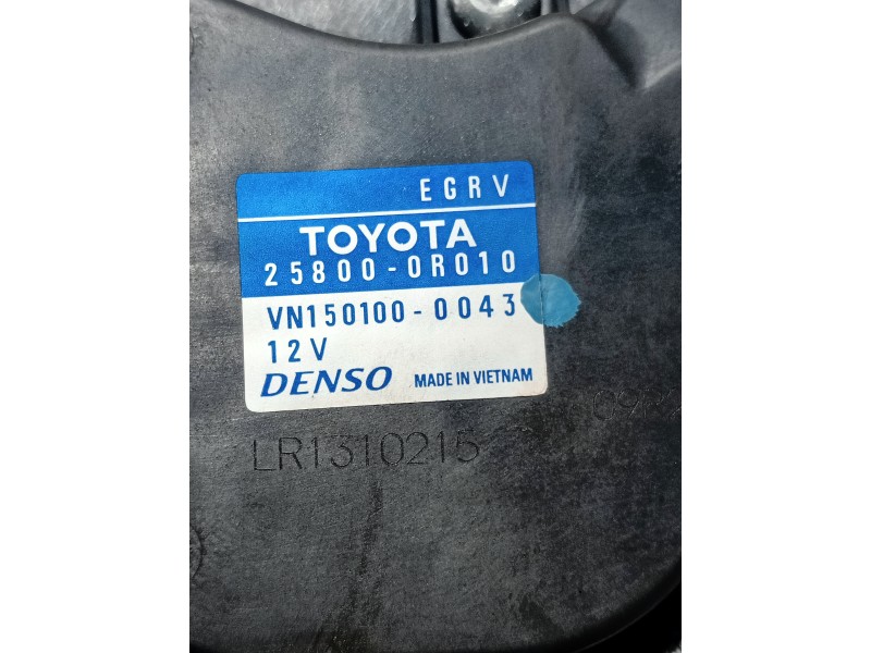 Recambio de valvula egr para toyota verso 2.0 d-4d cat referencia OEM IAM 258000R010 VN1501000043 